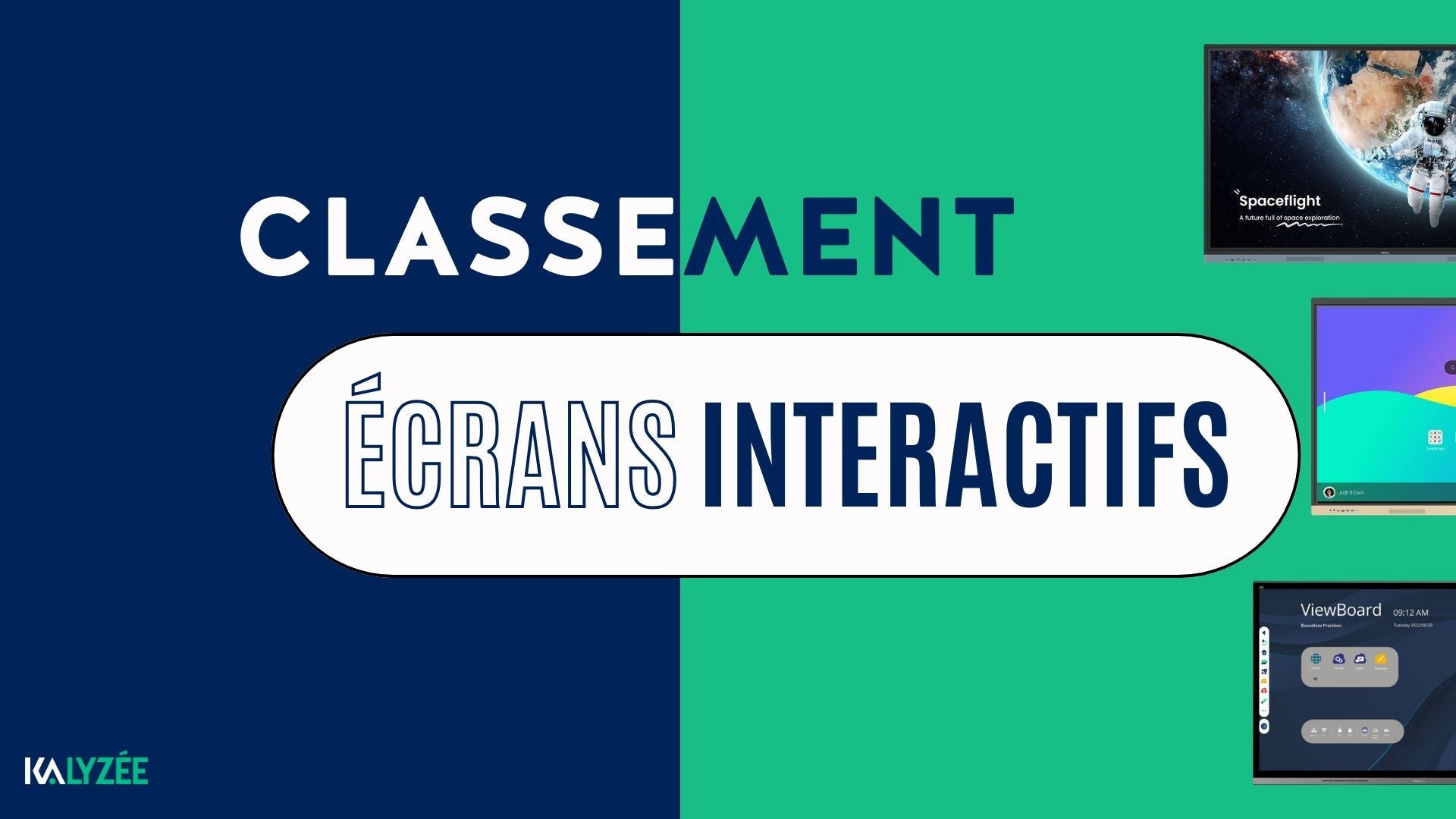 Meilleur écran interactif 2026 : top 5 pour salles de cours – Kalyzée
