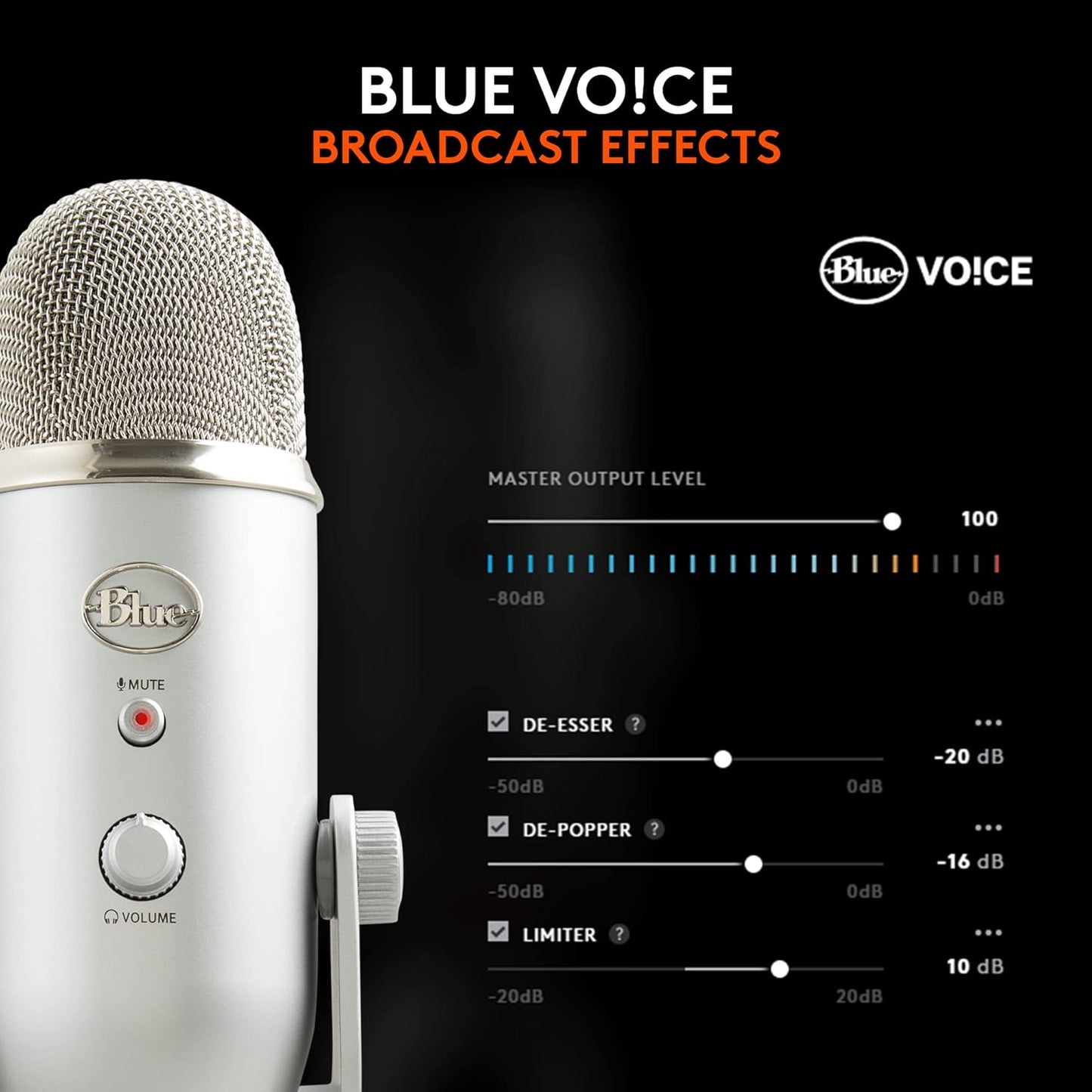 Yeti Aurora Collection Blanc Microphone de table - Logitech