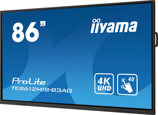 iiyama TE8612MIS-B3AG Écran 86 pouces 4K Ultra HD