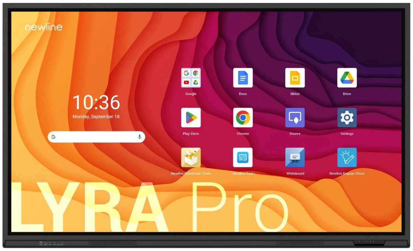 Tableau blanc interactif : Newline Lyra Pro (65") TT-6523QA
