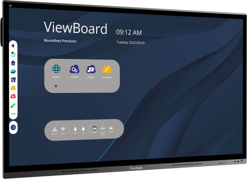 Écran Interactif 4K ViewSonic ViewBoard IFP7562 (75 pouces)