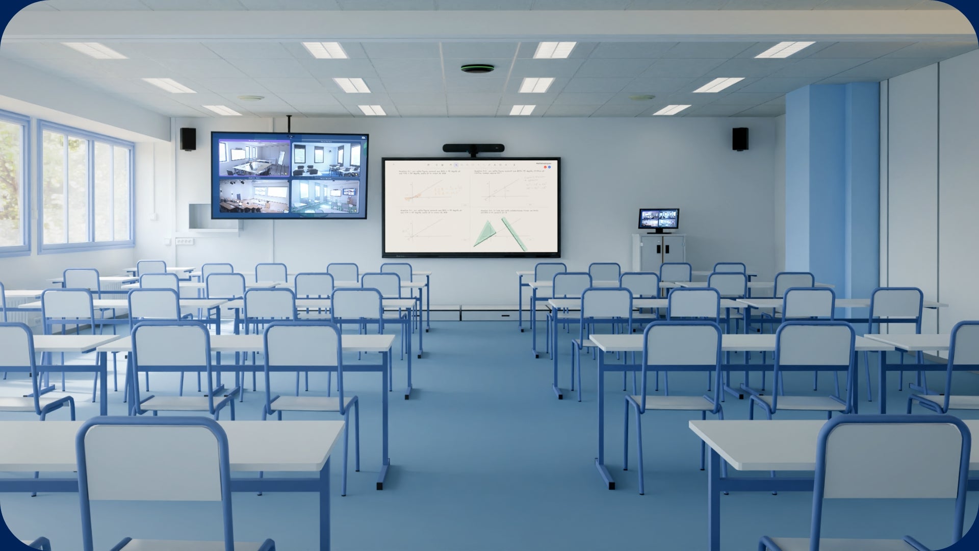 Salle interconnectee solution audiovisuelle