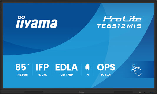Ecran interactif tactile IIYAMA 65" TE6512MIS-B4AG