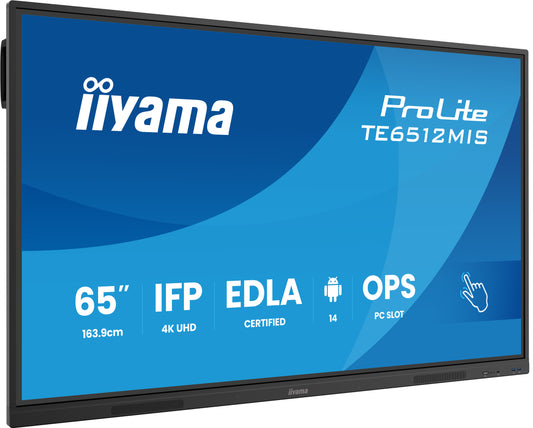 Ecran interactif tactile IIYAMA 65" TE6512MIS-B4AG