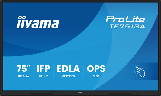 ProLite TE7513A-B1AG écran interactif iiyama 75"