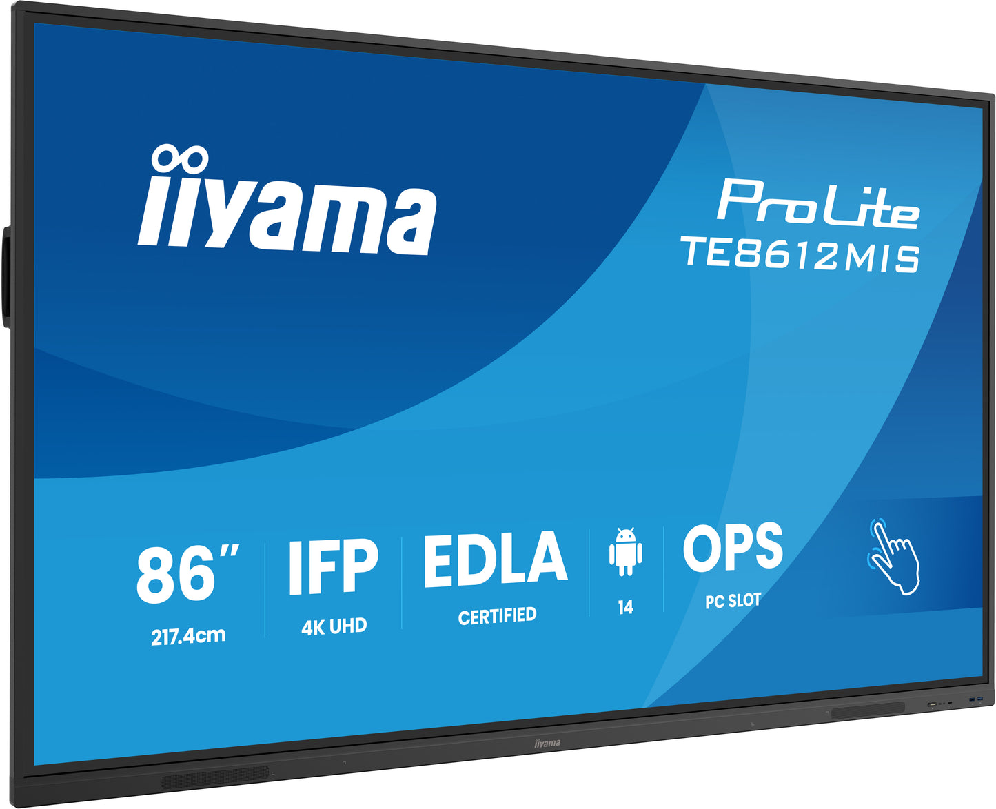 Ecran interactif tactile IIYAMA 86" TE8612MIS-B4AG