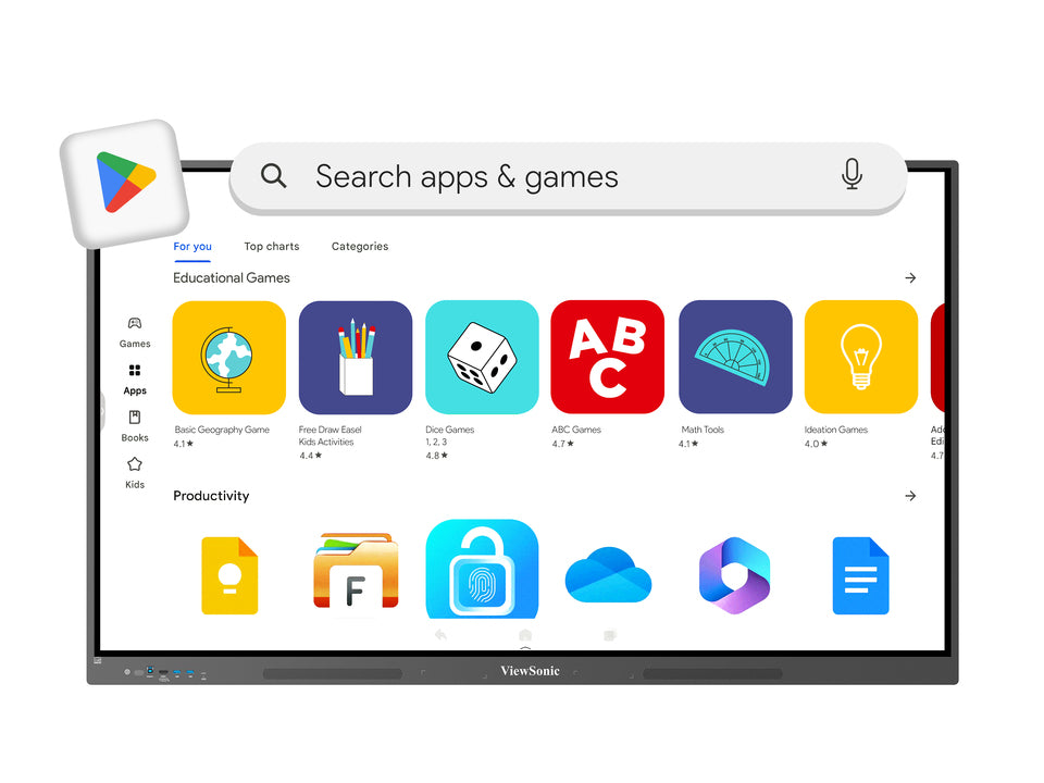ViewBoard IFP6534 google
