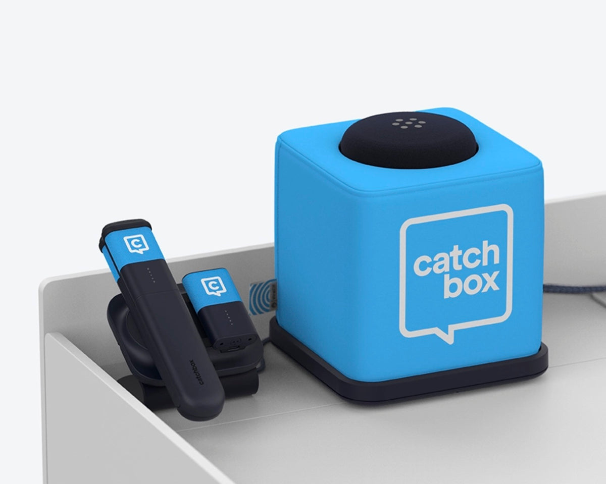 Catchbox Plus Hub2 : Pack de microphones sans fil configurable
