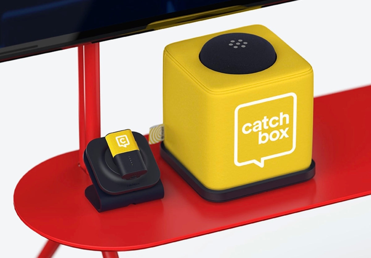 Catchbox micro à lancer jaune