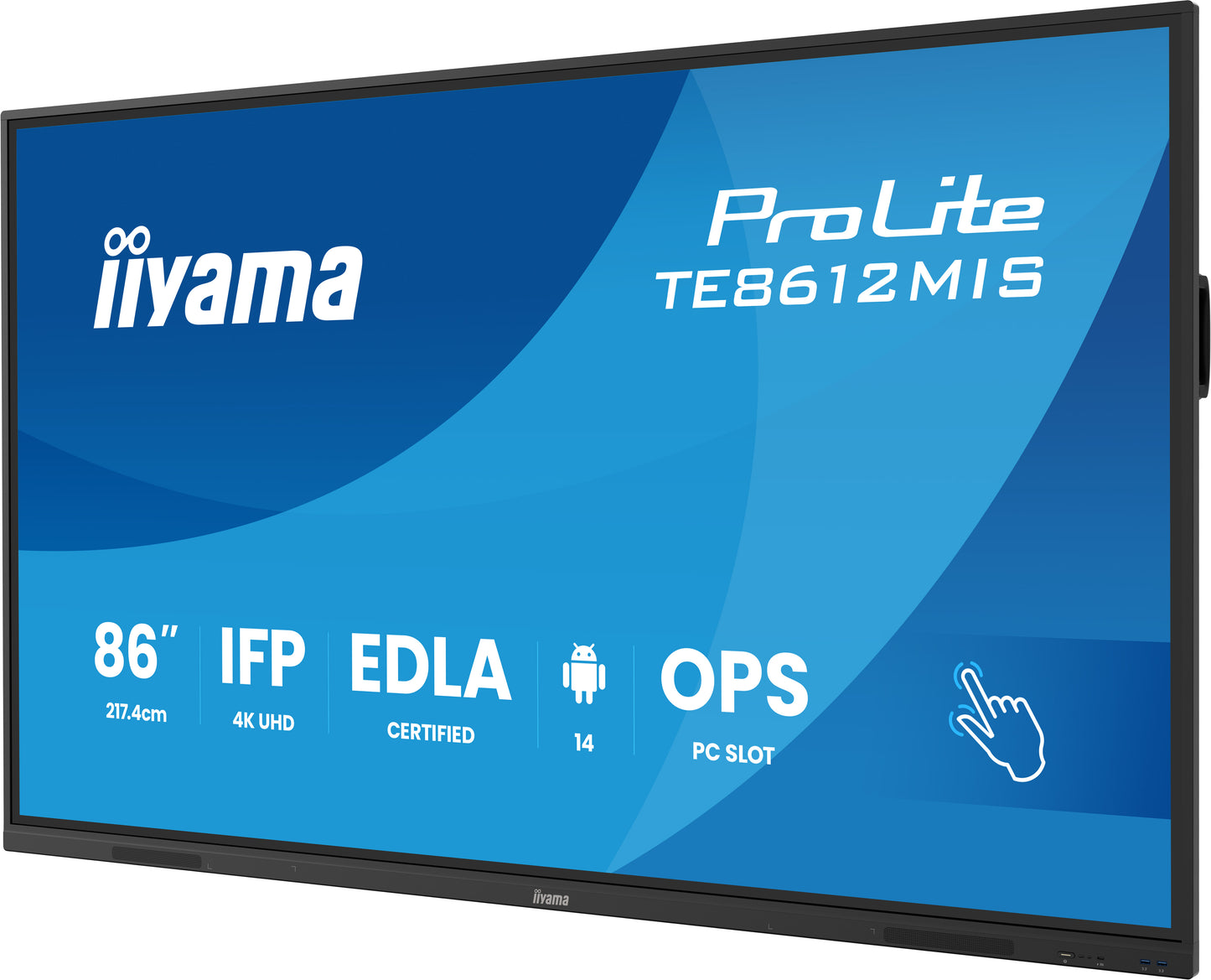 Ecran interactif tactile IIYAMA 86" TE8612MIS-B4AG