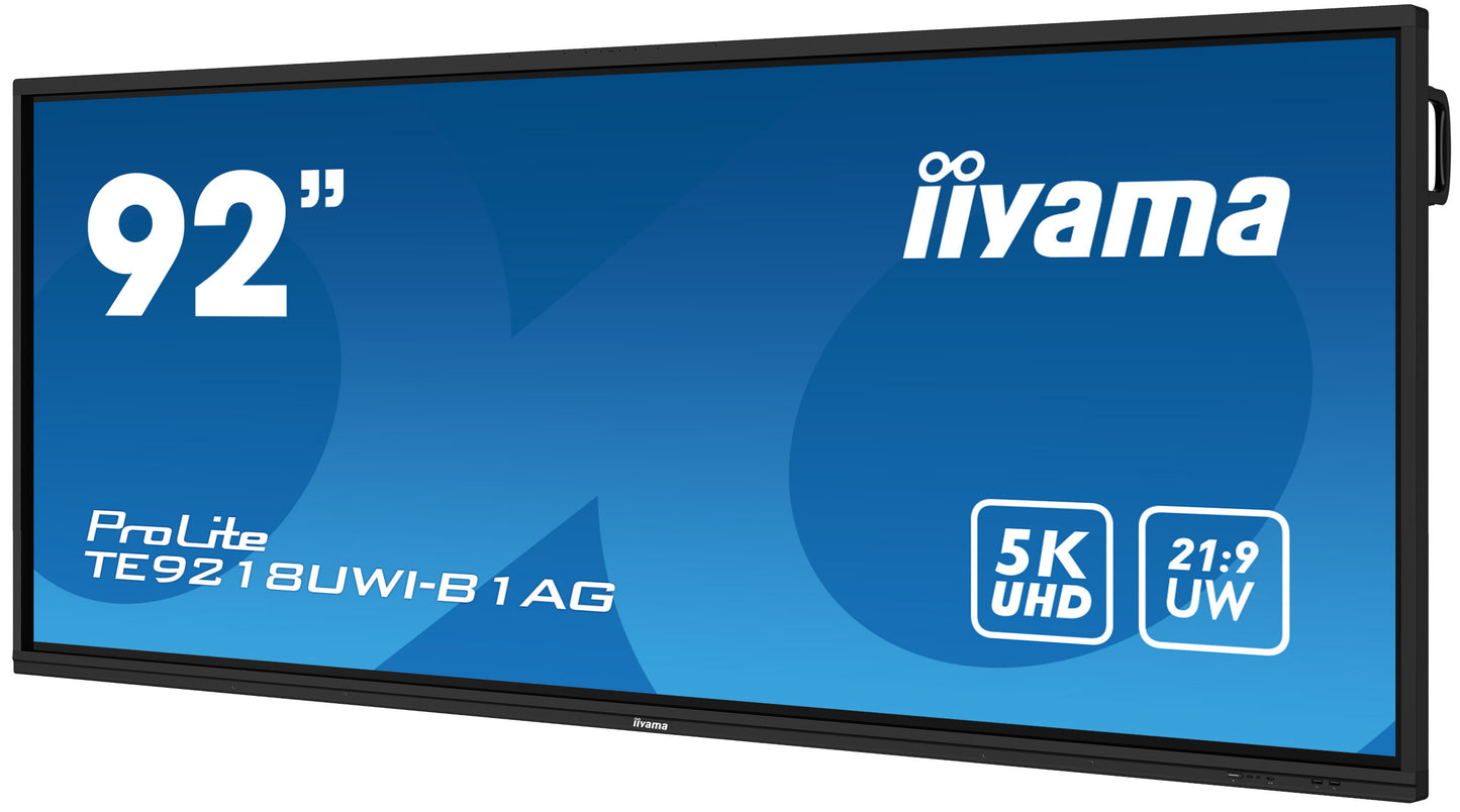 Écran interactif panoramique 92" 5K ProLite TE9218UWI-B1AG IIYAMA