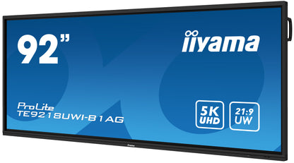 Écran interactif panoramique 92" 5K ProLite TE9218UWI-B1AG IIYAMA
